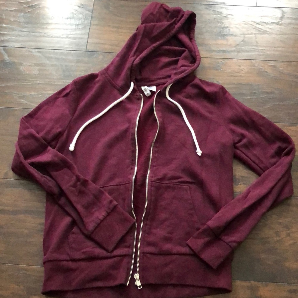 H&M Basic Line zip up sweater